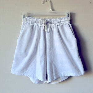 White Comfy Shorts
